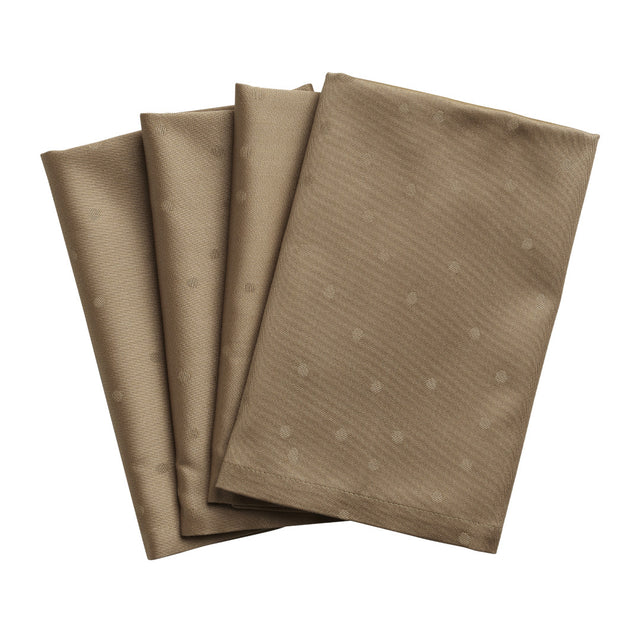 Compliments Stofservietter Confetti, Walnut – 45 x 45 cm (4-pack)
