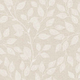 Duchesse – Voksdug med glat hørlook og elegant bladmønster