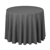 Engholm Tilde Rund Damask dug, Grå Ø 250 cm