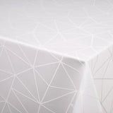 Engholm Tilde Rund Damask dug, hvid Ø 250 cm