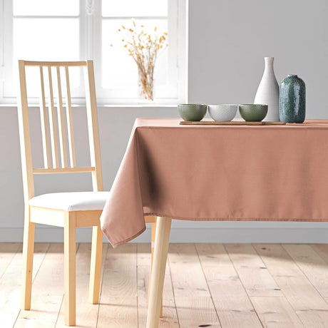 Essentiel Blush - Ensfarvet rektangulær dug 140 x 300 cm, miljøbillede