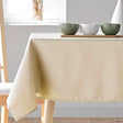 Essentiel Naturel - Ensfarvet rektangulær dug 140 x 250 cm, nærbillede
