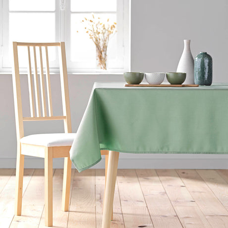 Essentiel Sauge - Ensfarvet rektangulær dug 140 x 250 cm, miljøbillede