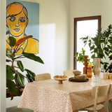 Flower to the People Pink Puff – Lola voksdug med små blomster, miljø