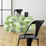 Green Feuilles – rund voksdug Ø 155 cm, miljø