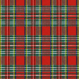 Highland Red – Voksdug med klassisk skotsk tern, mønster