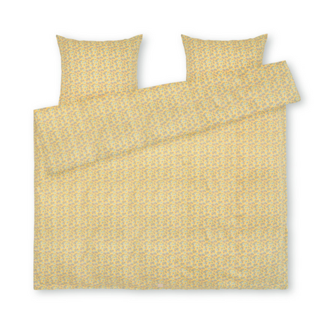 JUNA Pleasantly sengetøj 200 x 220 cm – Gul