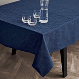 Juna Lea Blå Jacquard Damaskdug – 150 x 220 cm