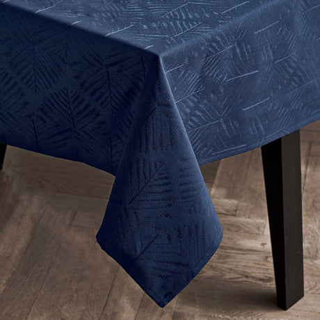 Juna Lea Blå Jacquard Damaskdug – 150 x 220 cm