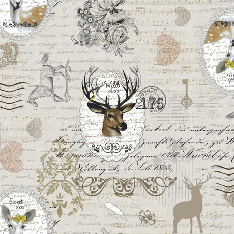 Kingswood – Ekstra kraftig voksdug med tekstillook, mønster