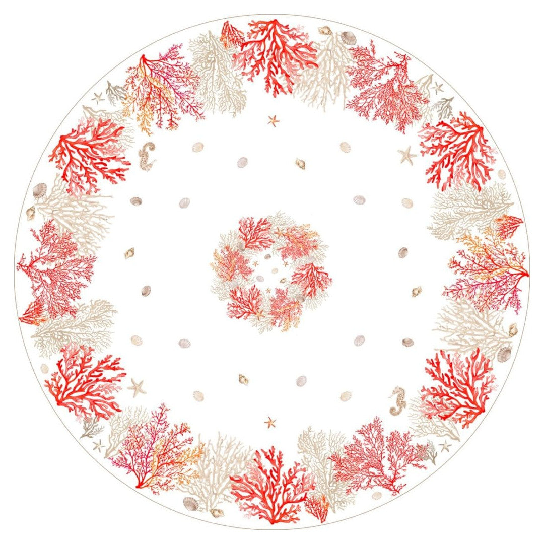 Lagon Corail - Rund provencedug Ø 180, mønster