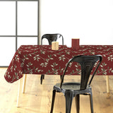 Liane Rouge – Voksdug i bordeaux med gyldne bladranker, miljø