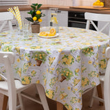Limoncello Garden – Voksdug med citronmotiv, miljø