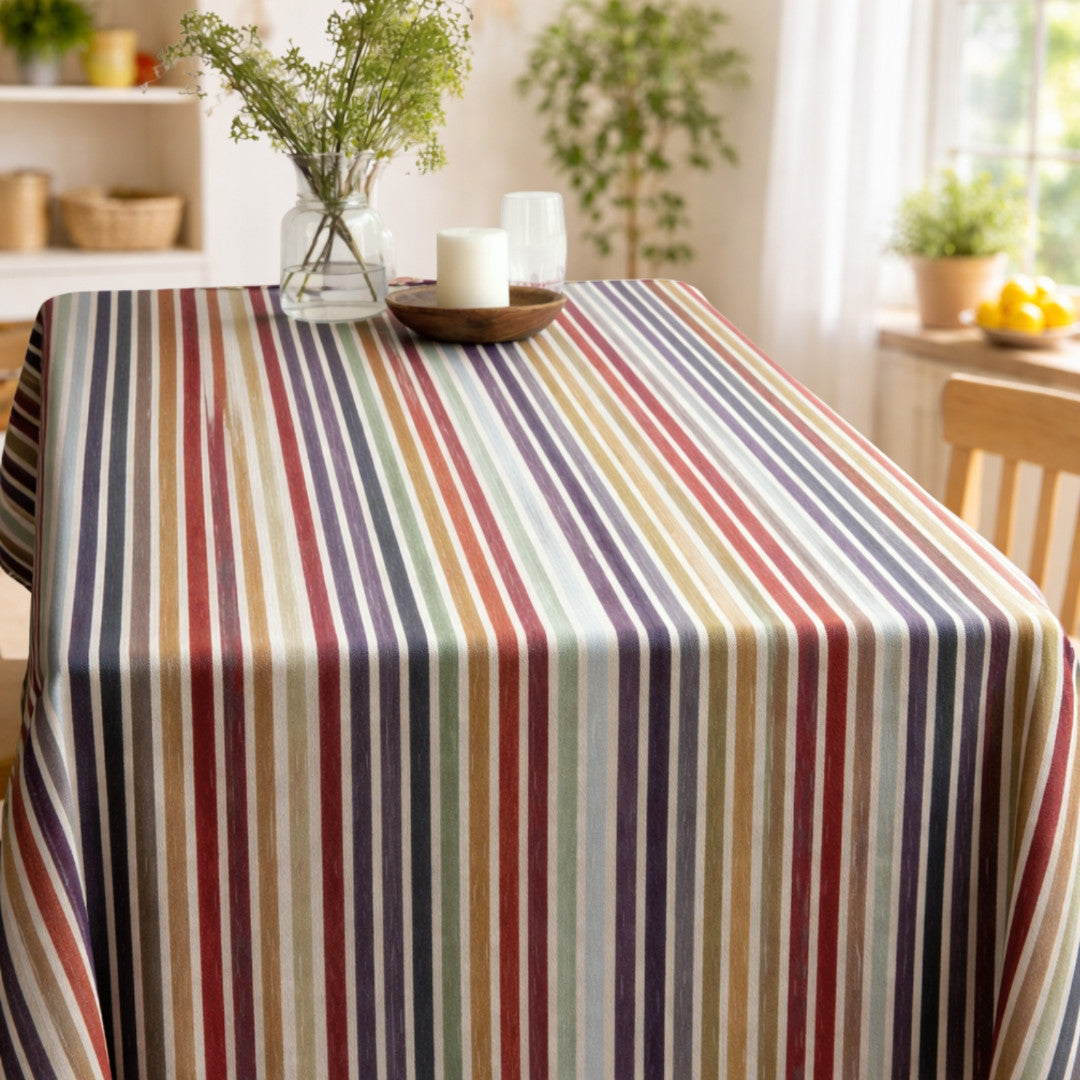 Linea Viva – Akryldug med levende striber, bordende