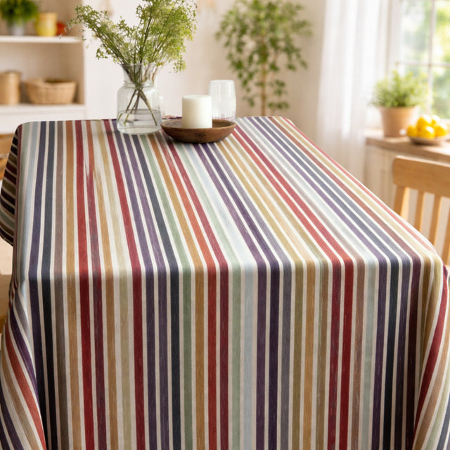 Linea Viva – Akryldug med levende striber, bordende