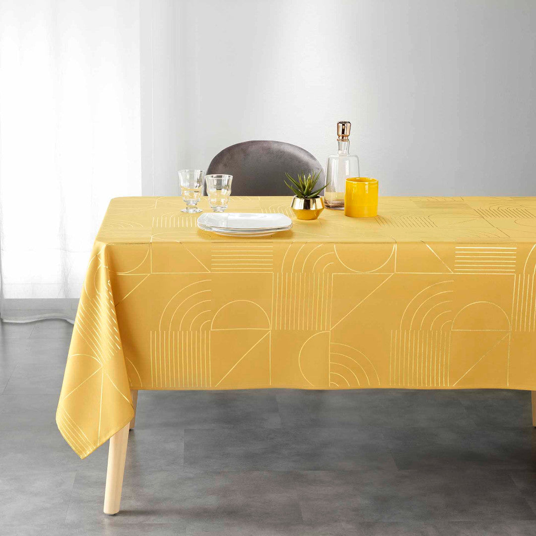 Lineor Gold Påskedug – Med metallic print 150 x 240 cm, miljø