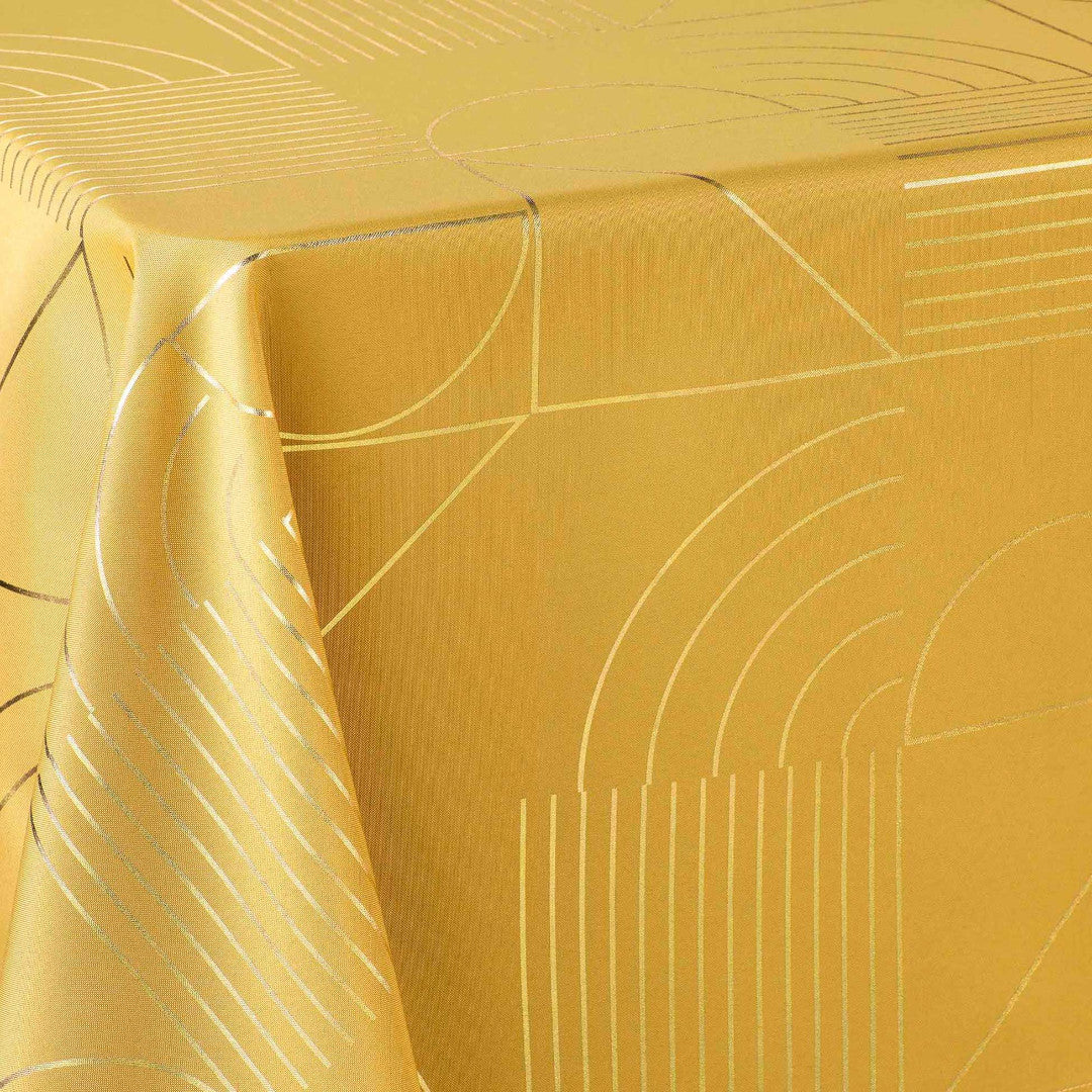 Lineor Gold Påskedug – Med metallic print 150 x 240 cm, nærbillede