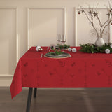 Engholm Noel damaskvævet juledug, rød - 150 x 220 cm