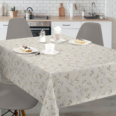 Nordfavn Canadian Poplar - Voksdug med let botanisk mønster, køkkenmiljø