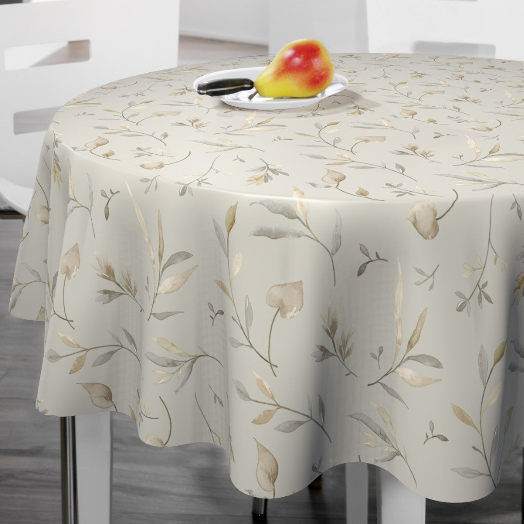 Nordfavn Canadian Poplar - Voksdug med let botanisk mønster, rund