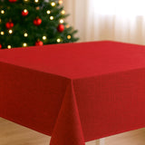 Nordfavn Red - Ekstra kraftig rød præget voksdug hjørne