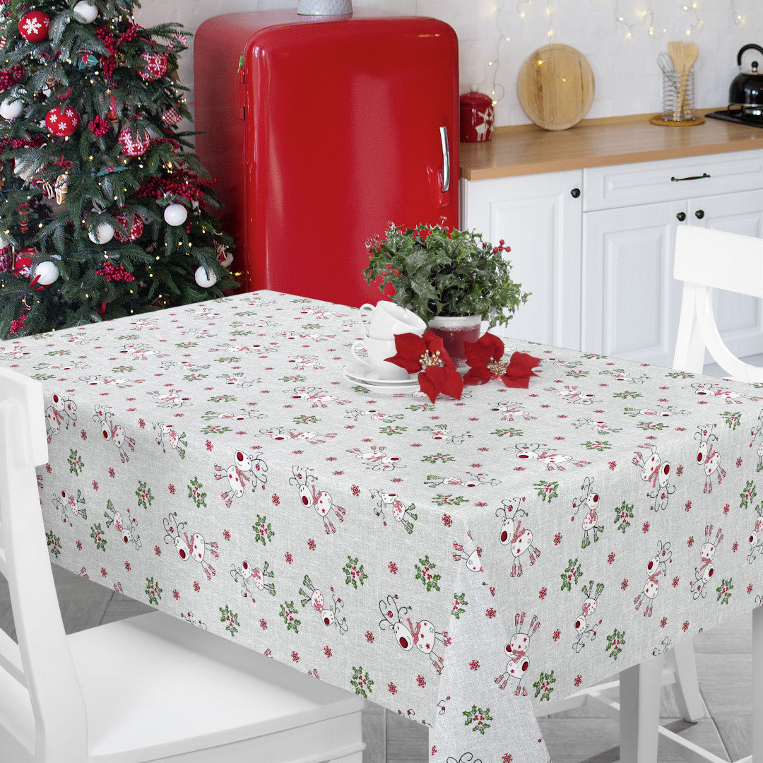 Nordfavn Ciervos Navidad – Julevoksdug med søde rensdyr, miljø