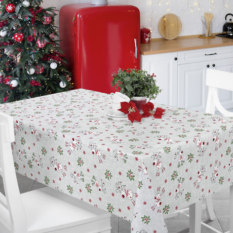 Nordfavn Ciervos Navidad – Julevoksdug med søde rensdyr, miljø