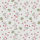 Nordfavn Ciervos Navidad – Julevoksdug med søde rensdyr, mønster