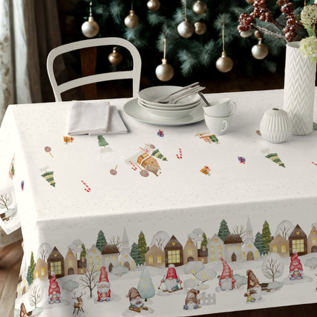 Nordfavn Elf – Juleakryldug med vinterby og nisser, miljø