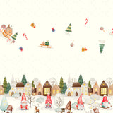 Nordfavn Elf – Juleakryldug med vinterby og nisser, mønster