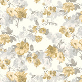 Nordfavn Elisabeth Gul - Voksdug romantisk blomsterprint, mønster