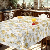 Nordfavn Elisabeth Gul - Voksdug romantisk blomsterprint, romantisk miljø