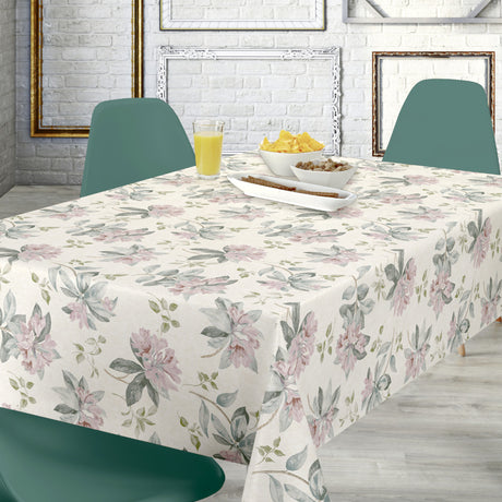 Nordfavn Fruehling Rosa - Voksdug med blødt blomsterprint, miljø