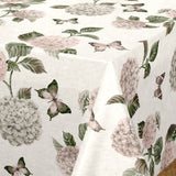 Nordfavn Hortensia Have - Voksdug med sommerfugle, hjørne