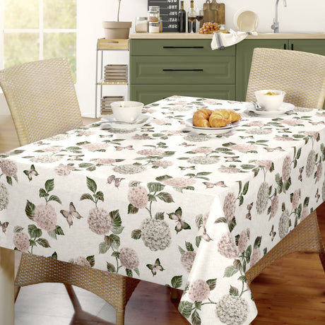 Nordfavn Hortensia Have - Voksdug med sommerfugle, miljø