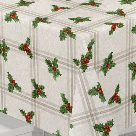 Nordfavn Houx de Noël – Klassisk julevoksdug med kristtorn