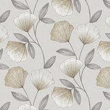 Nordfavn Shell Flower Beige – Voksdug med blødt, botanisk udtryk, mønster