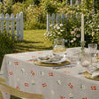 Nordfavn Sommerglæde – Akryldug i hørlook (Grå), hjørne