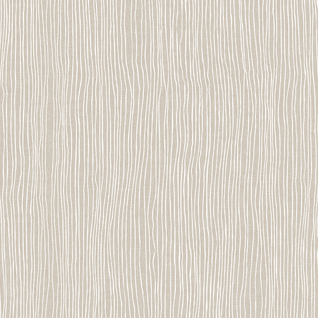 Nordfavn Strange Ways Beige - Voksdug i beige med striber, mønster