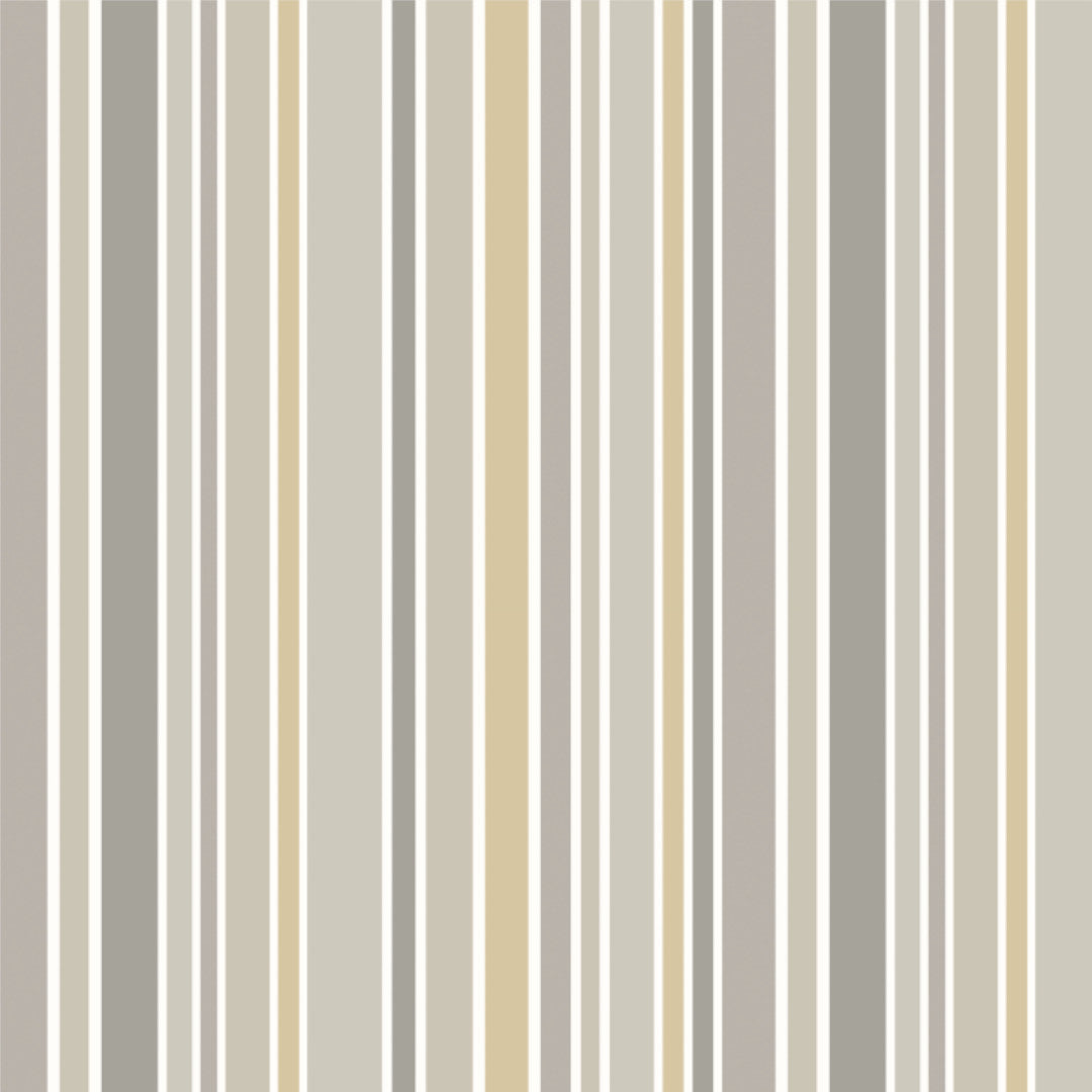 Nordic Stripe Beige – Stribet voksdug med let struktur, mønster
