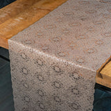 Ornella Lace – Beige blonde bordløber 50 cm (metermål)
