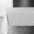 Orphee – Damaskdug med fint, geometrisk vævet mønster – 140 x 240 cm