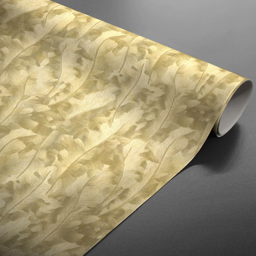 Orsia Guld – Voksdug med flot metallic effekt, rullet