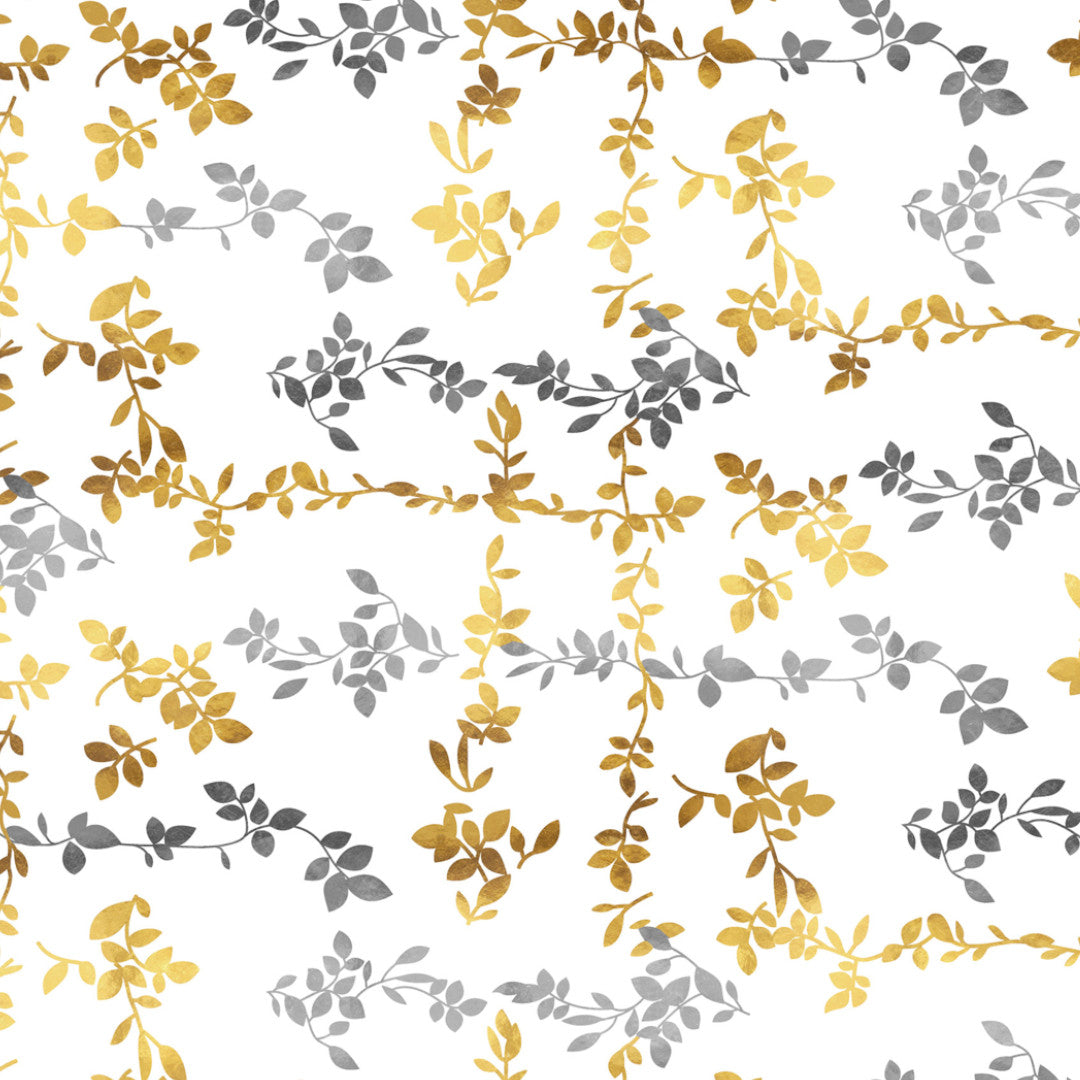 Pampa Metallic – Gennemsigtig voksdug med glittereffekt, mønster