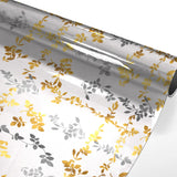 Pampa Metallic – Gennemsigtig voksdug med glittereffekt, rullet