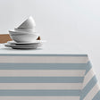 Parallel Linen Blue – Södahl akryldug i 100% bomuld med antiskrid