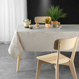Plumette Linen – Damaskdug med vævet palmebladsmønster – 140 x 240 cm, miljø