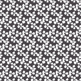 Poppy Graphite - Lola voksdug med grafisk blomsterdesign, mønster