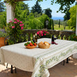 Ramatuelle Ecru - Rektangulær akrylbelagt provencedug 150 x 350 cmn udendørsmiljø