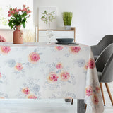 Rosalie Blush – Voksdug med blomsterprint og tekstillook, miljø